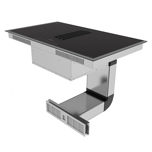 Grand Chef 90cm Downdraft Induction Hob (Black)