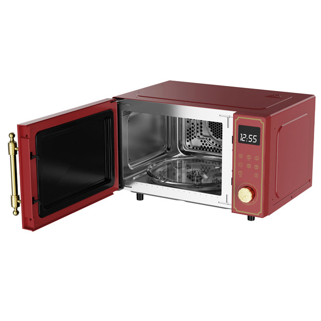 Empire 900W Microwave, Coffee Machine & Toaster Bundle (Red)