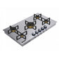 Avantgarde Pro 86cm Turbo Gas Hob (Stainless Steel)