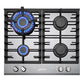 Grand Chef Gas Oven & 4 Burner Gas Hob Bundle White