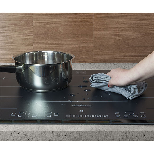 La Perle Noire 90cm Induction Hob (Black Moire)
