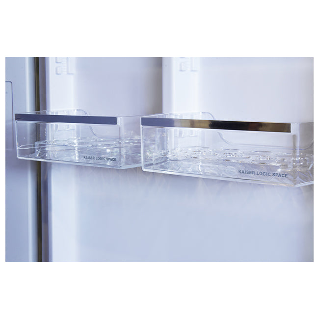 Empire Slim 60cm Fridge Freezer (Black)