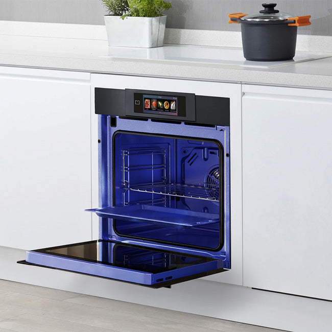 La Perle Noire 60cm Pyrolytic Oven & 58cm Induction Hob (Black Moire)