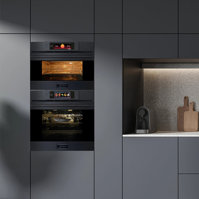La Perle Noire Built In Microwave Combi Oven 1000W (Black Moire)