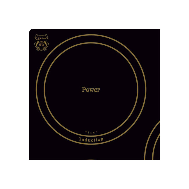 Art Deco 45cm Electric Oven & 45cm Induction Hob (Black)