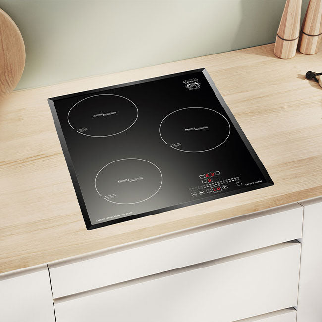Grand Chef 45cm 3 Zone Induction Hob (Black)