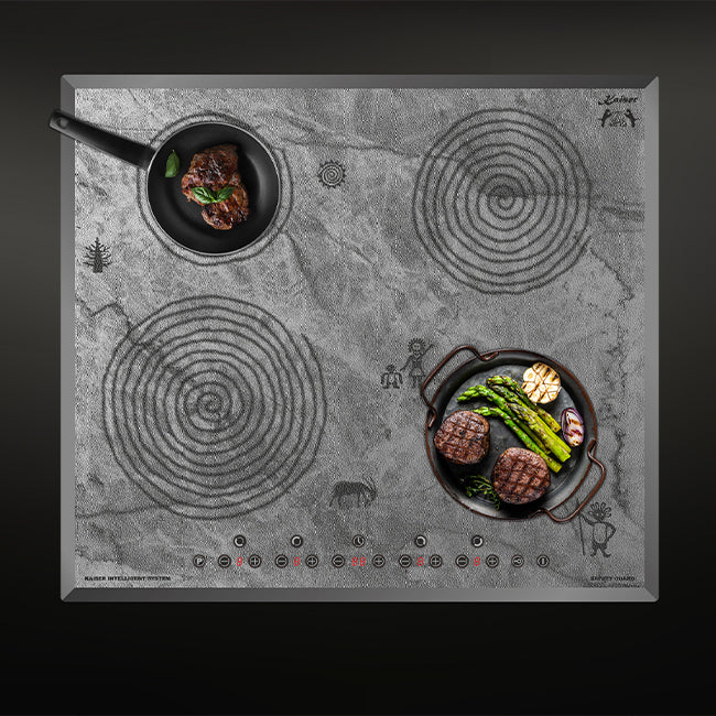 Grand Chef Cave Painting 59cm Induction Hob