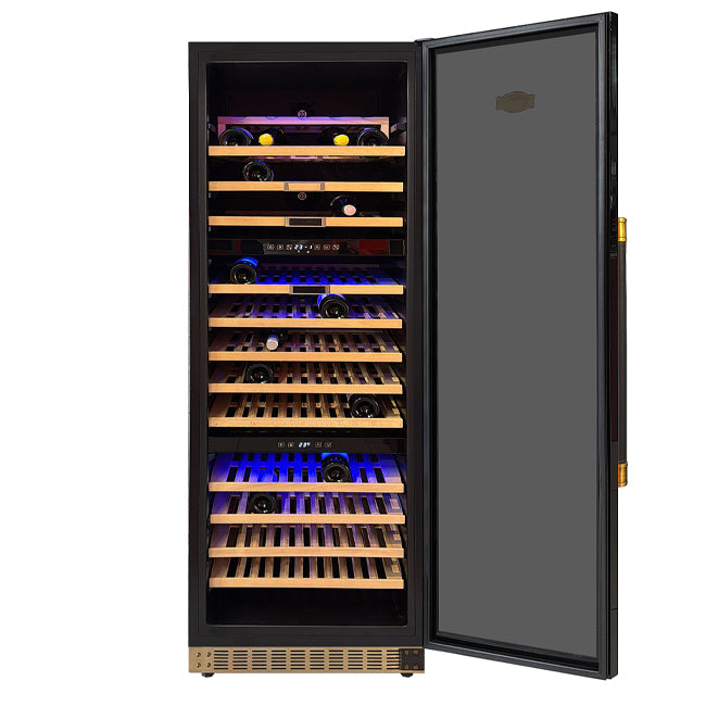 Art Deco 3 Zone Wine Cooler