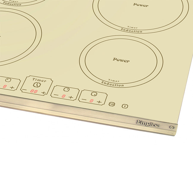 Empire 60cm Induction Hob & Cooker Hood Bundle (Ivory)