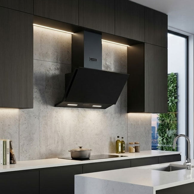 Avantgarde Pro 60cm Cooker Hood (Black)