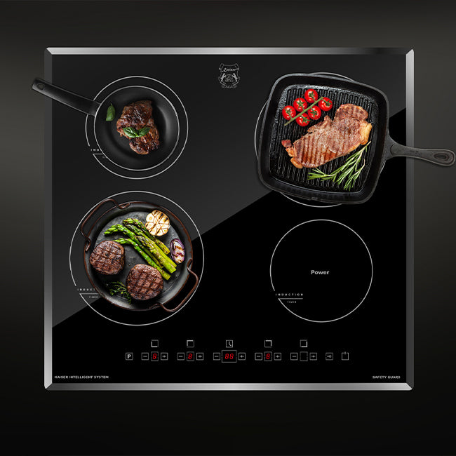 Grand Chef 59cm Induction Hob (Black)