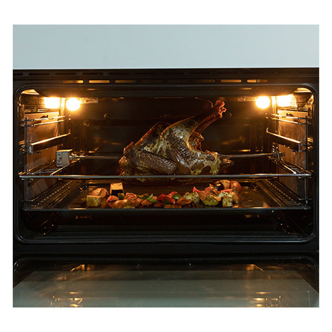 Avantgarde Pro 90cm Electric Oven & Turbo 90cm Gas Hob (Black)