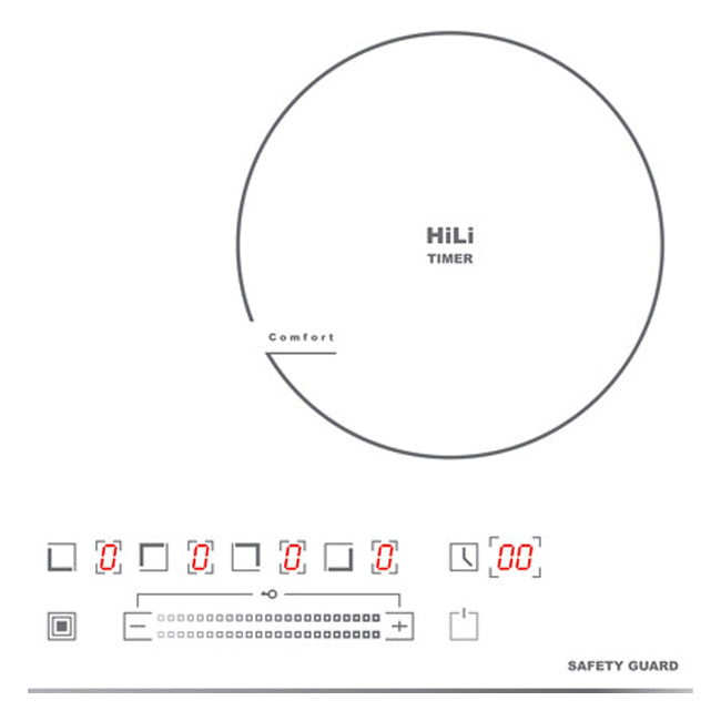 Avantgarde Pro 60cm Electric Oven & Grand Chef 59cm Ceramic Hob (White)