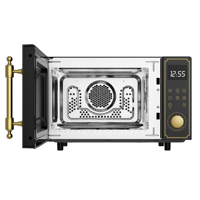 Empire 60cm Electric Oven & 900W Microwave (Black)