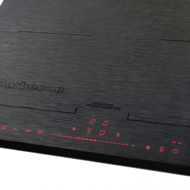 La Perle Noire Electric Oven, 59cm Induction Hob & Cooker Hood Bundle (Black Moire)