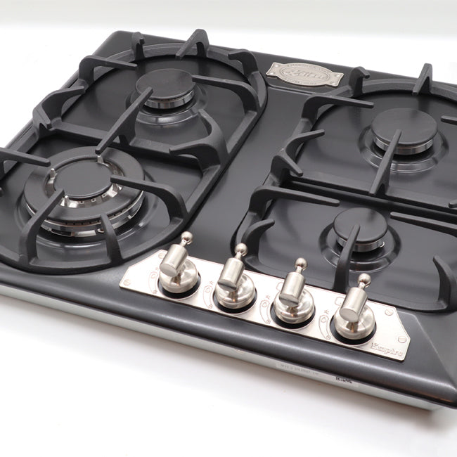Empire 60cm Gas Hob (Black Silver)