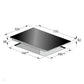 La Perle Noire Electric Oven, 77cm Induction Hob & Cooker Hood Bundle (Black Moire)