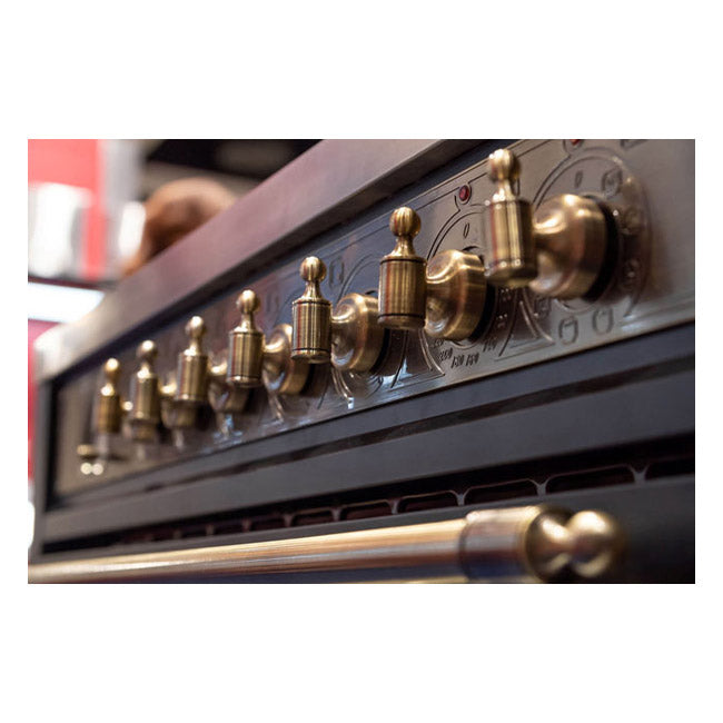 Empire Dual Fuel Range Cooker & 90cm Hood Bundle (Black)