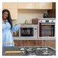 Grand Chef Gas Oven & 4 Burner Gas Hob Bundle (Stainless Steel)