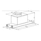 Avantgarde Pro 90cm Electric Oven & Built In Cooker Hood
