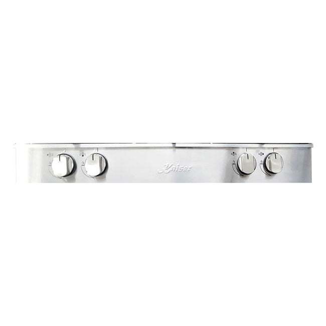 Grand Chef Gas Oven & 4 Burner Gas Hob Bundle (Stainless Steel)