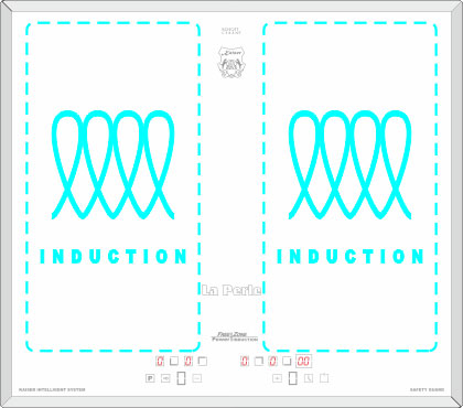 Grand Chef Gas Oven & La Perle Induction Hob Bundle (White)