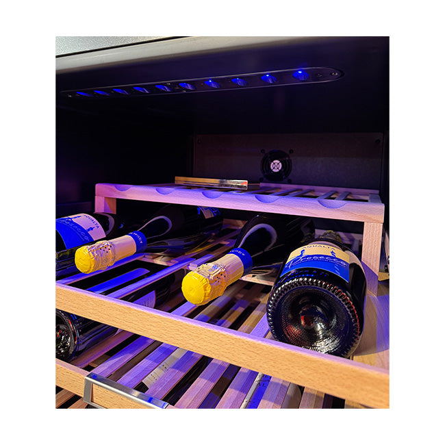 Art Deco 3 Zone Wine Cooler