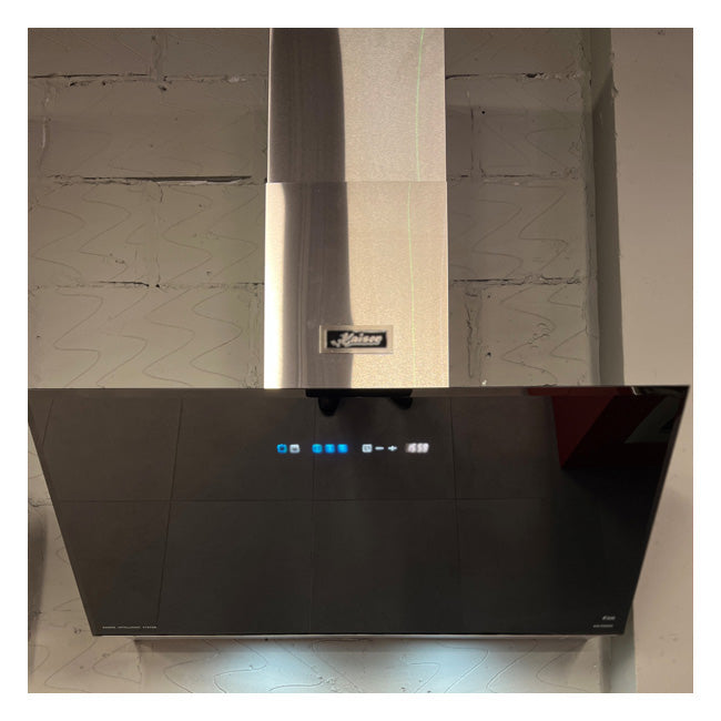 Grand Chef Gas Oven & 90cm Cooker Hood (Black)