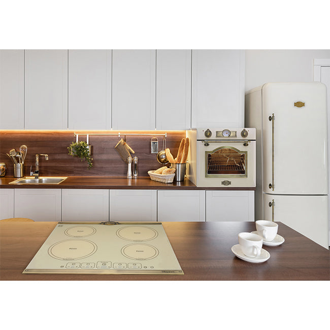 Empire Slim 60cm Fridge Freezer (Black)