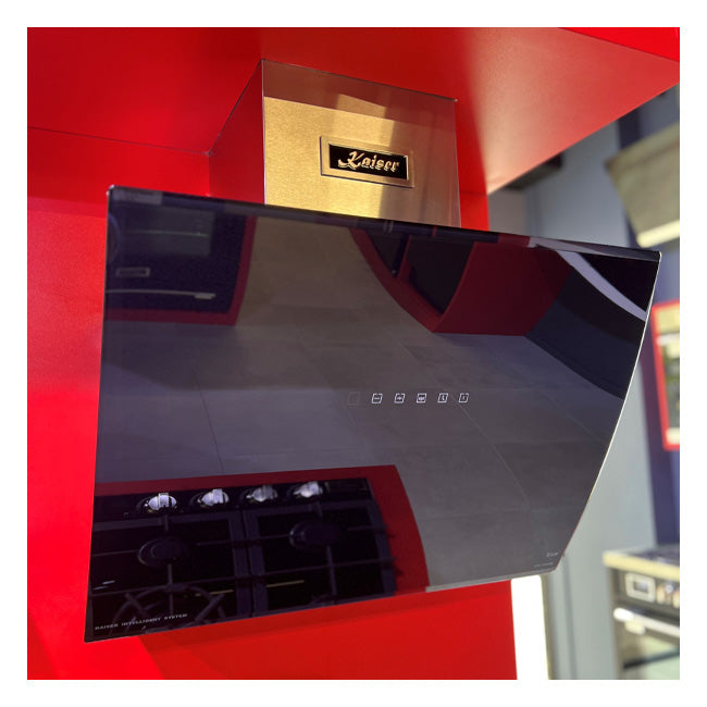 Grand Chef Gas Oven & 60cm Pro Touch Cooker Hood (Black)