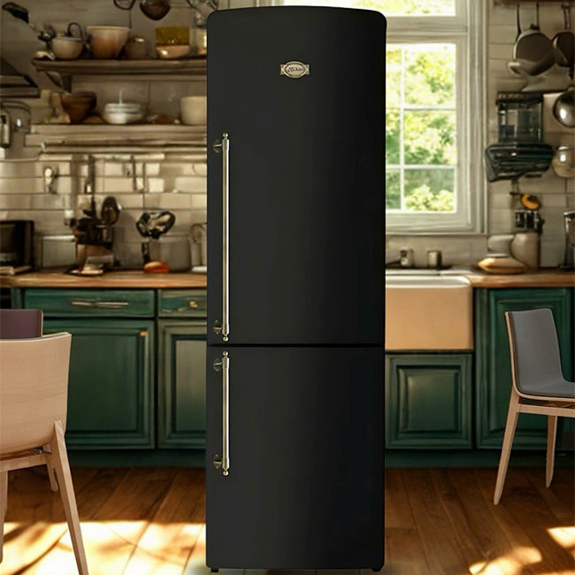 Empire Slim 60cm Fridge Freezer (Black)