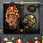 Art Deco 60cm Electric Oven, Induction Hob & Cooker Hood Bundle (Black)