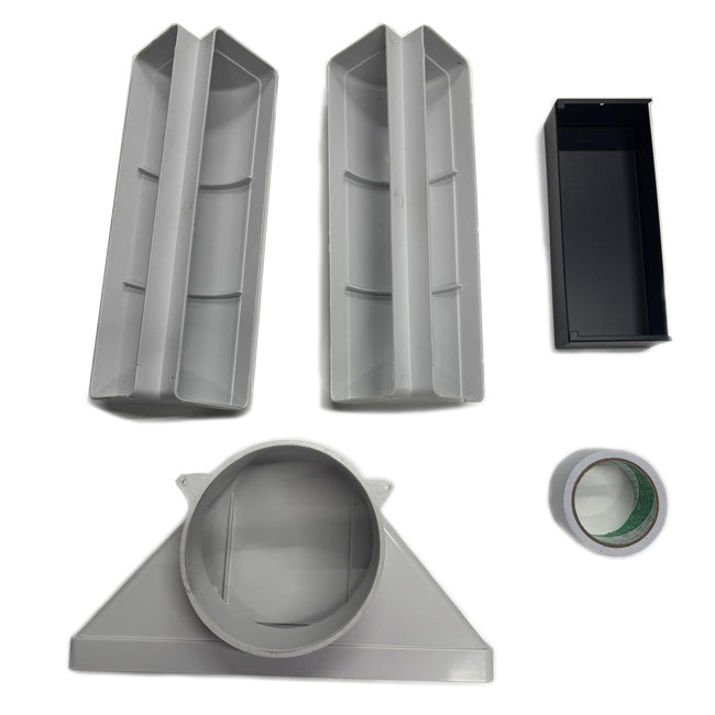 Empire 60cm Electric Oven & 90cm Downdraft Induction Hob (Bordeaux Red)