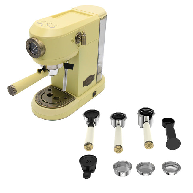 Empire Espresso Coffee Machine & Toaster Bundle (Ivory)