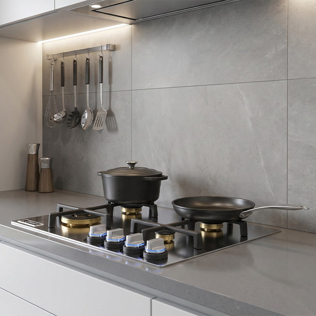 Avantgarde Pro 59cm Turbo Gas Hob (Stainless Steel)
