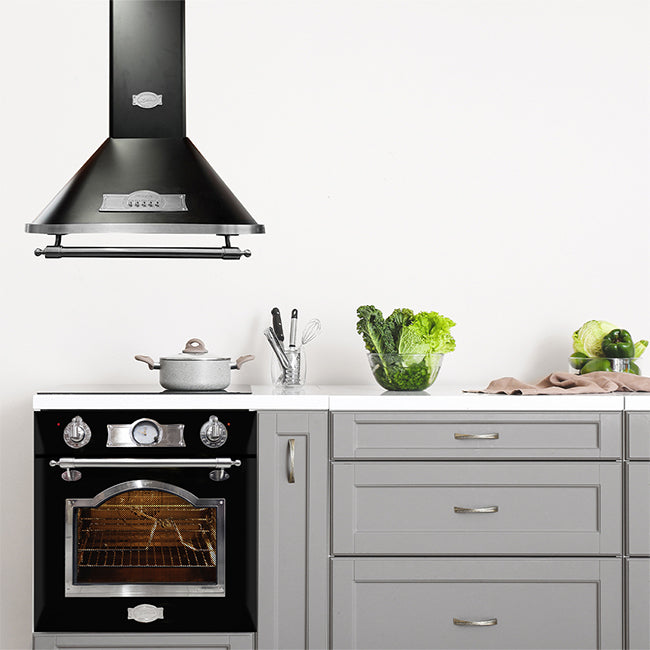 Empire 60cm Cooker Hood (Black Silver)