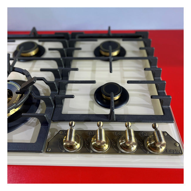 Empire Gas Oven & 4 Burner Gas Hob Bundle (Ivory)