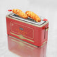 Empire 900W Microwave, Coffee Machine & Toaster Bundle (Red)