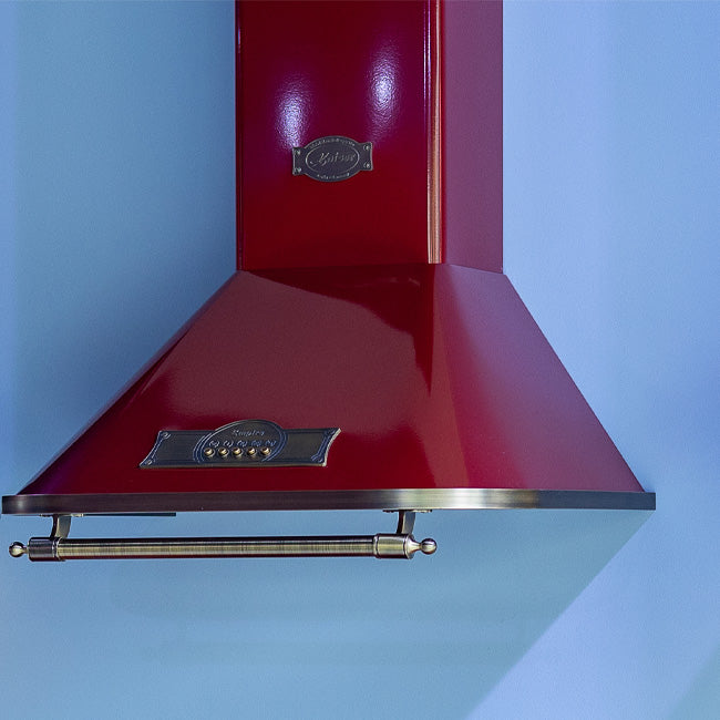 Empire 60cm Induction Hob & Cooker Hood Bundle (Bordeaux Red)