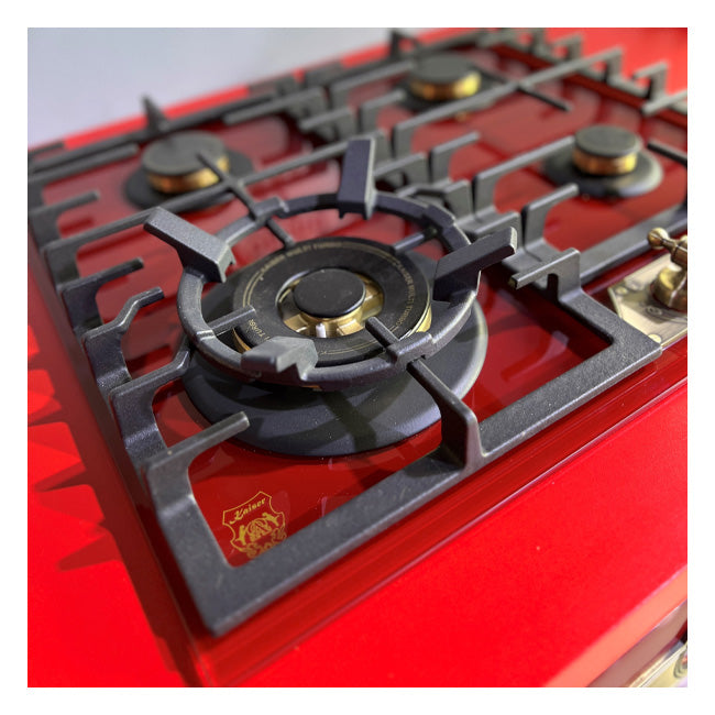 Empire 60cm Turbo Gas Hob (Bordeaux Red)