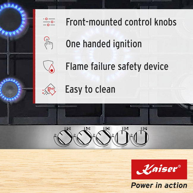 Avantgarde Pro 90cm Gas Oven & 90cm Turbo Gas Hob (Black)