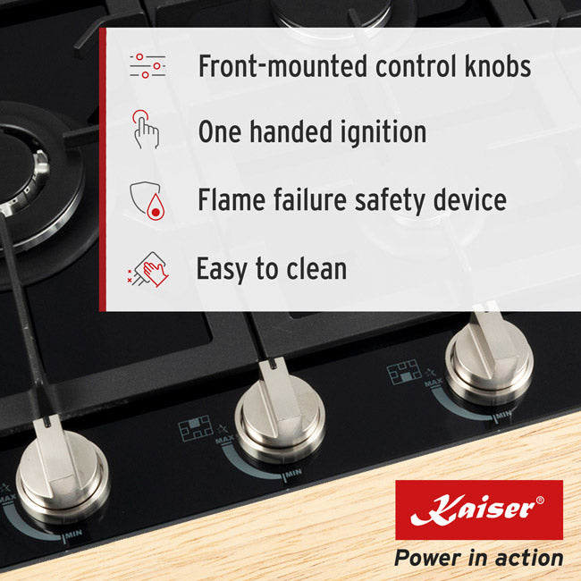 Avantgarde Pro 90cm Electric Oven & Turbo 90cm Gas Hob (Black)