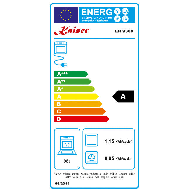 Avantgarde Pro 90cm Electric Oven (Black)