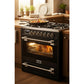Avantgarde Pro 90cm Dual Fuel Range Cooker (Black)
