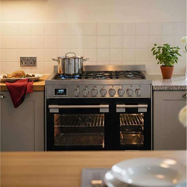 Avantgarde Pro Double Cavity Range Cooker & 90cm Hood Bundle (Stainless Steel)