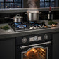 Empire 4 Burner Gas Hob & 60cm Cooker Hood Bundle (Black Silver)