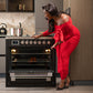 Avantgarde Pro 90cm Dual Fuel Range Cooker (Black)