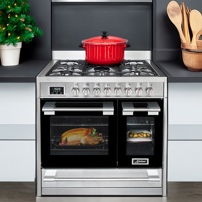 Avantgarde Pro Double Cavity Range Cooker & 90cm Hood Bundle (Stainless Steel)