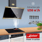 Empire Induction Hob & Art Deco Cooker Hood Bundle (Black)