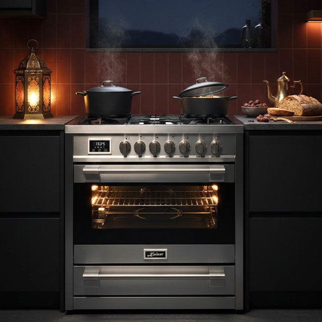Avantgarde Pro Dual Fuel Range Cooker & 90cm Hood Bundle (Stainless Steel)